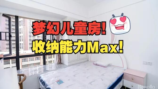 夢幻兒童房！俏皮活潑的設計，收納能力Max！